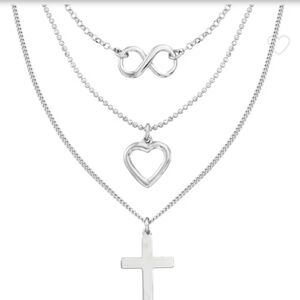 Ross + Simon's Italian Sterling Silver Multi Symbol Layered Necklace